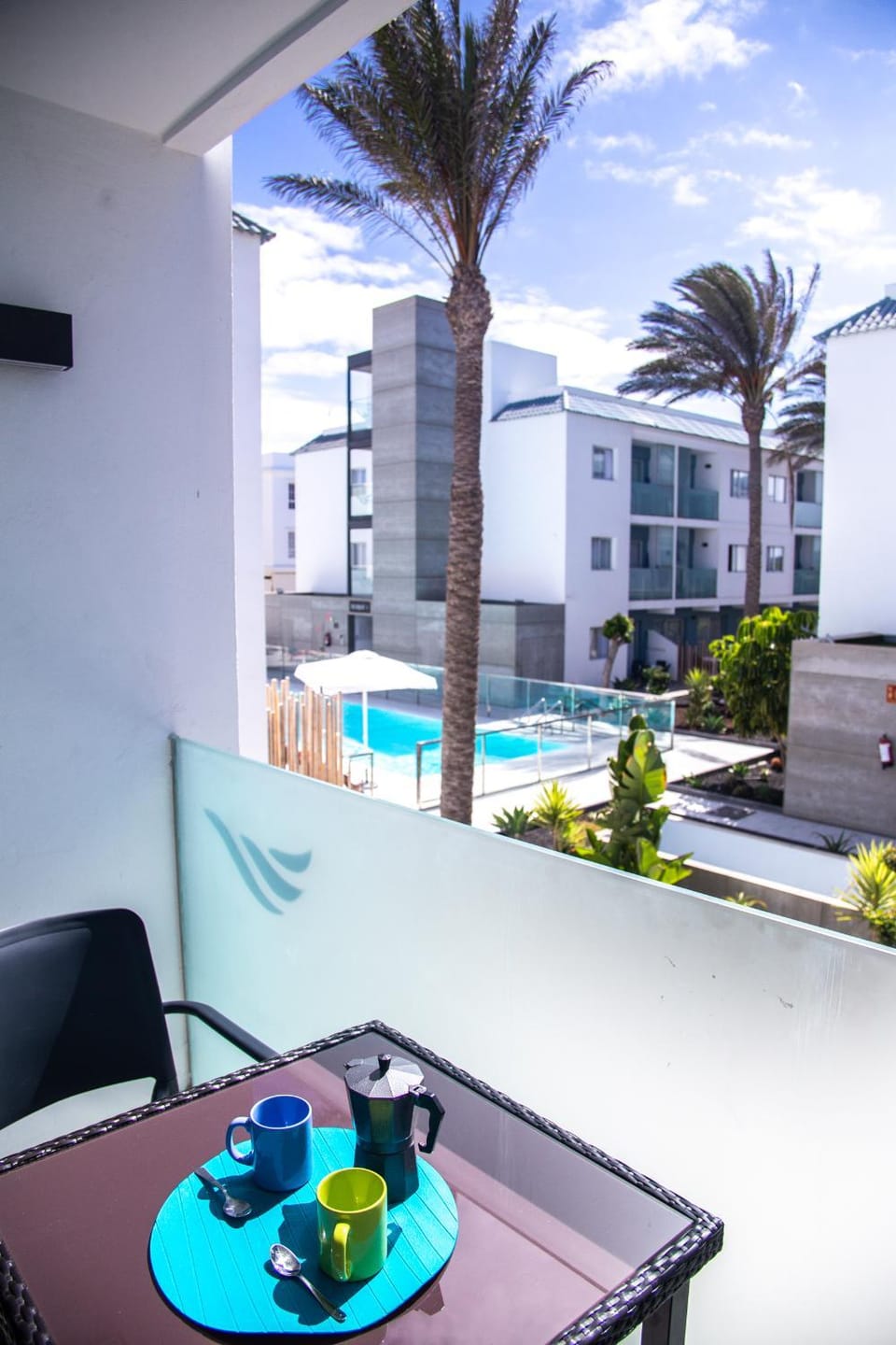 View (from property/room), Balcony/Terrace, Pool view