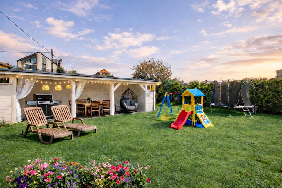 BBQ facilities, Children play ground, Garden