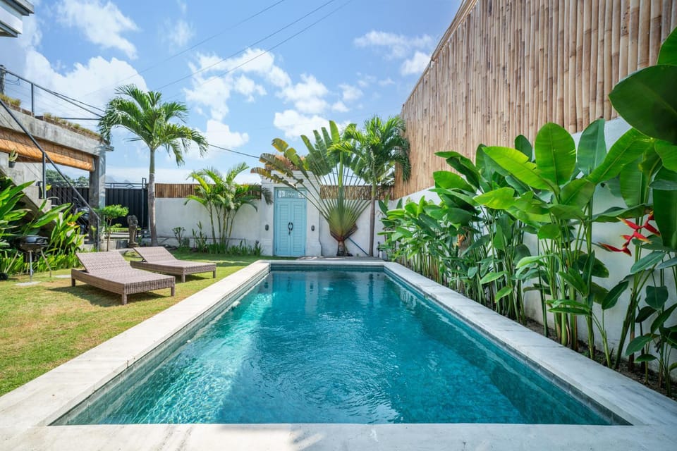 Garden, Swimming pool, sunbed