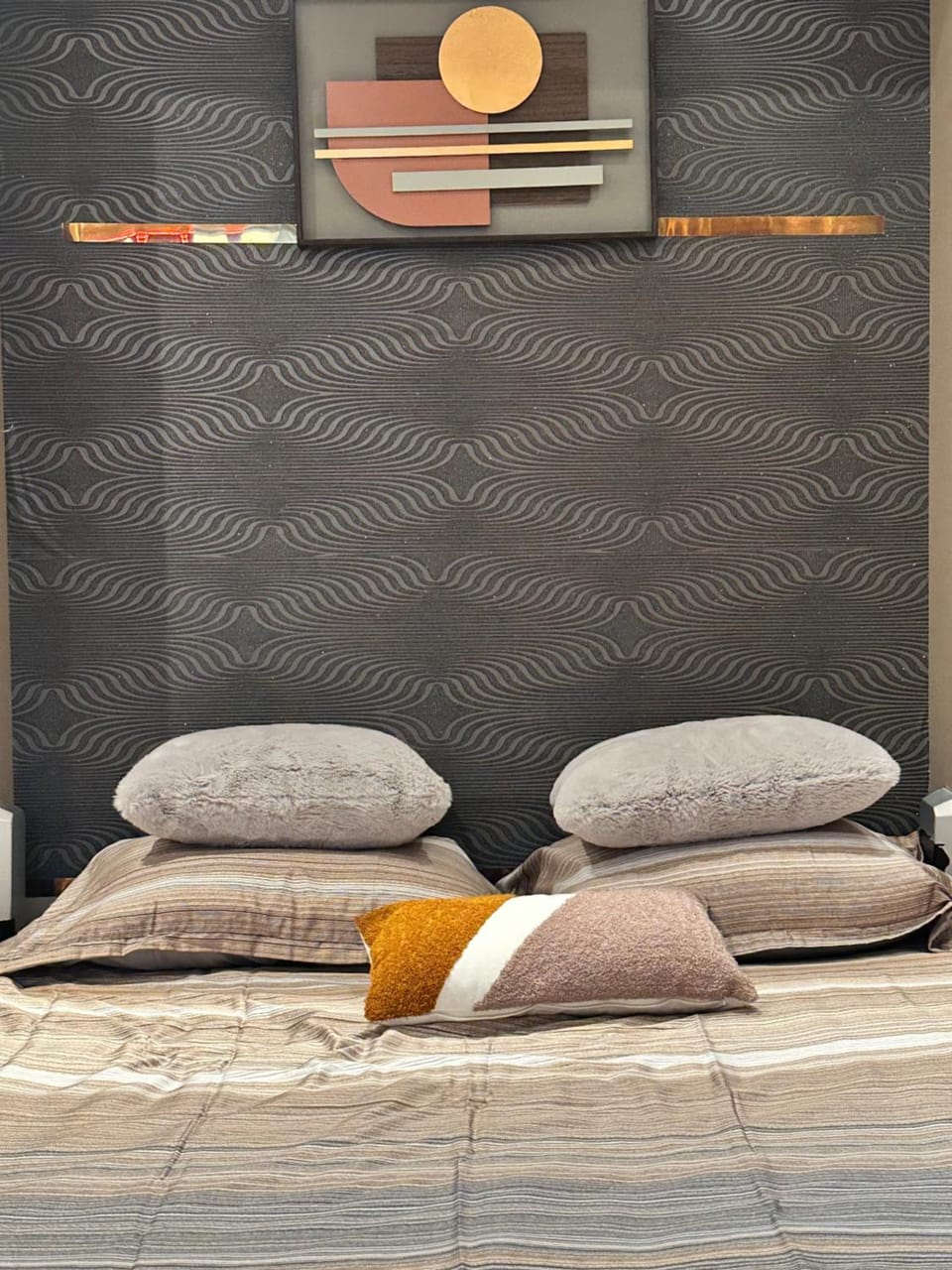 Bed, View (from property/room), Decorative detail
