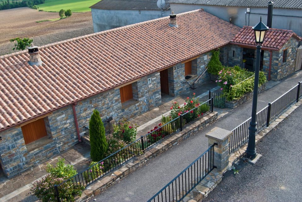 Facade/entrance, Bird's eye view, BBQ facilities