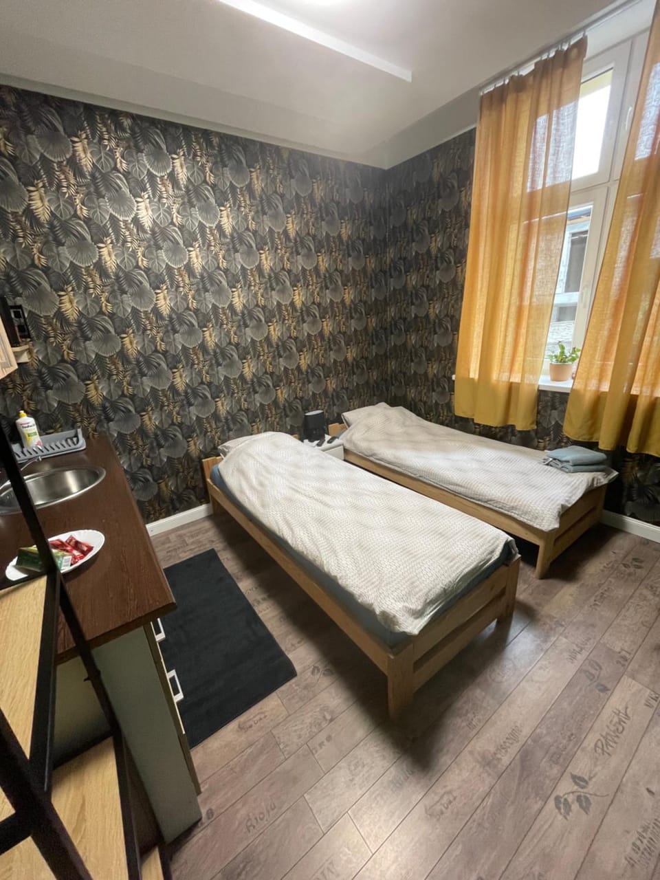 Bed, Living room, Bedroom
