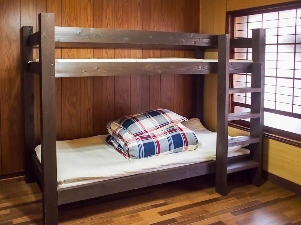 Photo of the whole room, bunk bed