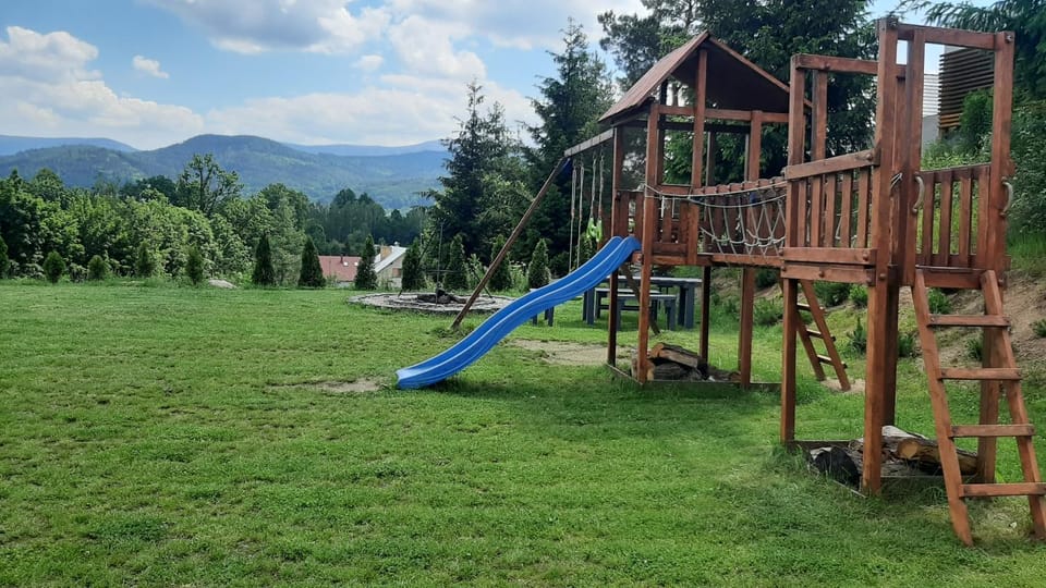 Children play ground, Garden, Garden view, Mountain view