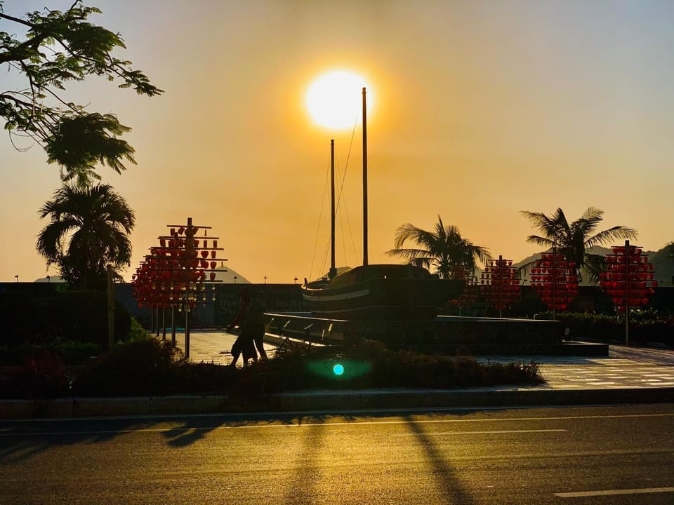 Nearby landmark, Day, Natural landscape, Sunset