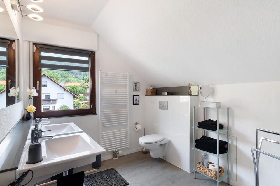 Bathroom, Living room