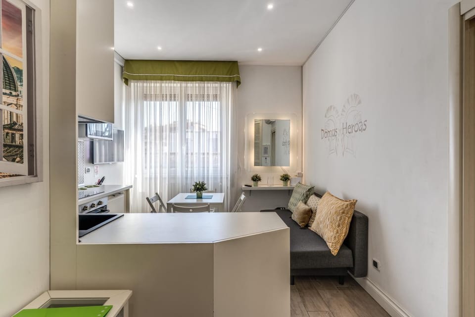 Kitchen or kitchenette, Living room, Dining area