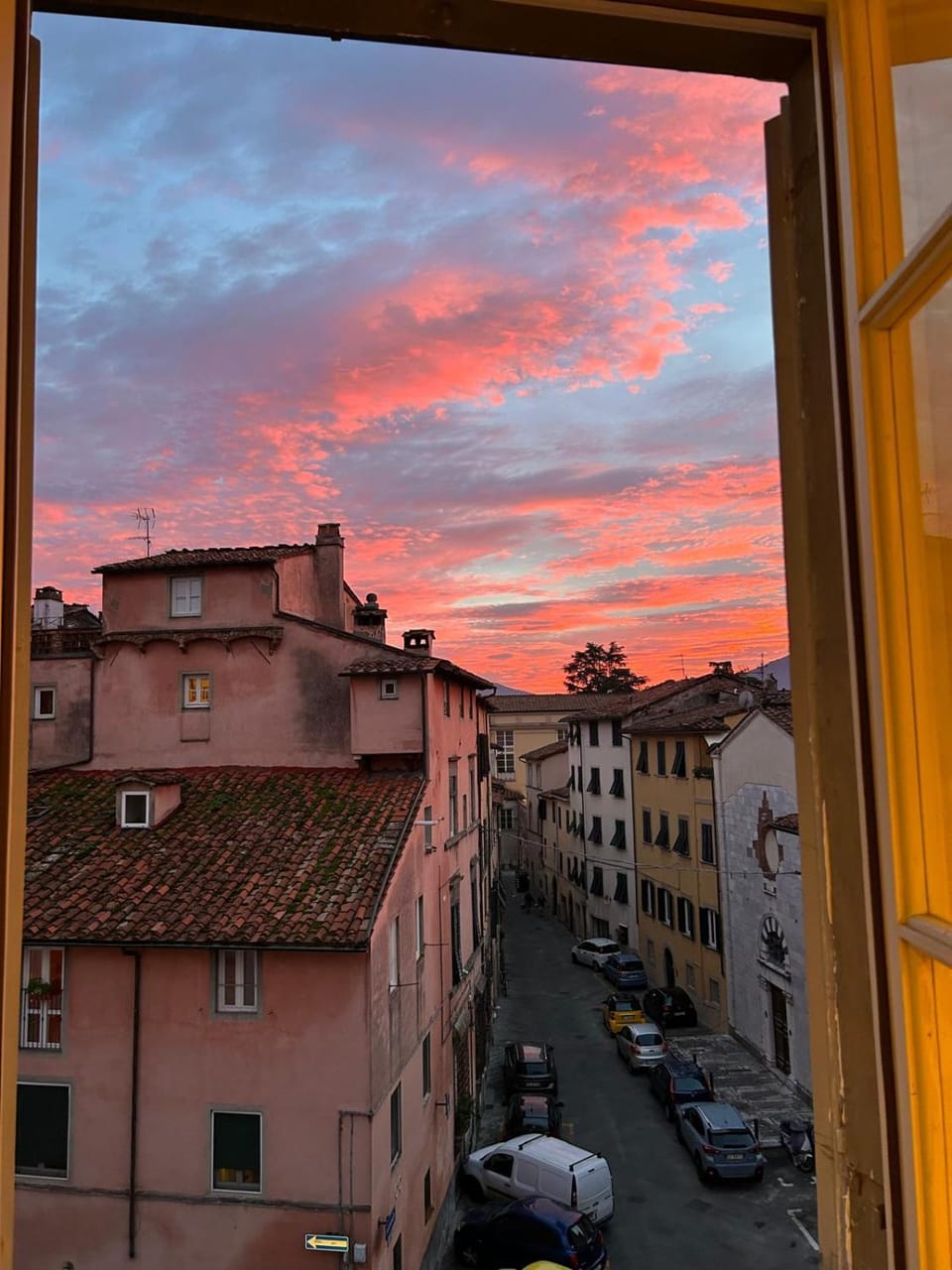 City view, Sunset