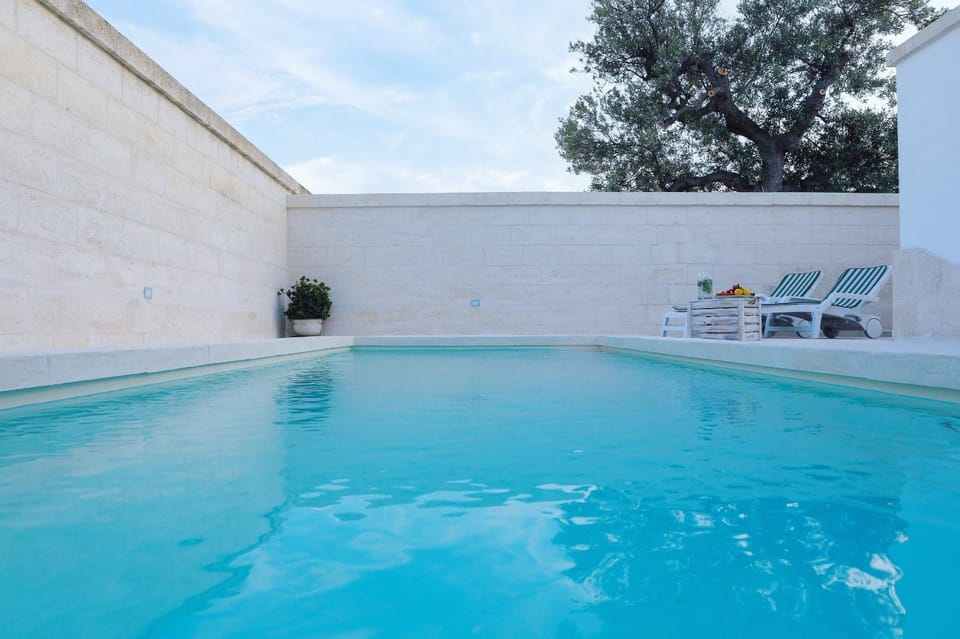 Pool view, sunbed