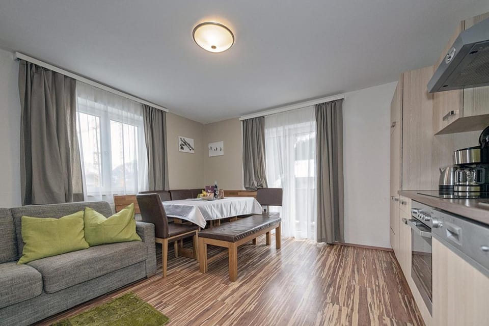 Kitchen or kitchenette, Living room, Dining area
