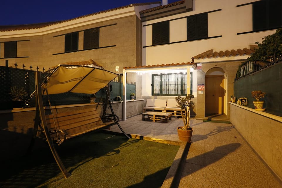 Night, Garden, Garden view