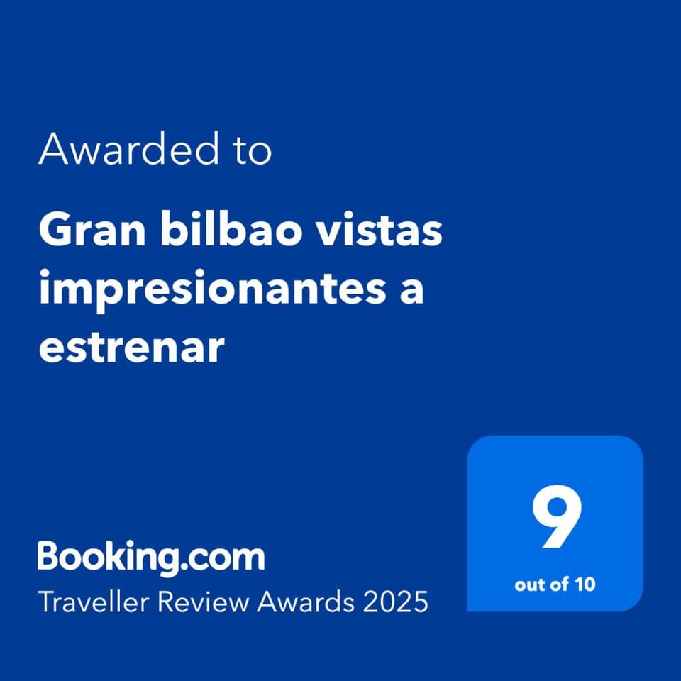 Gran bilbao vistas impresionantes a estrenar Apartment in Basque Country