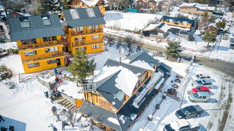 Property building, Winter, Location, Parking