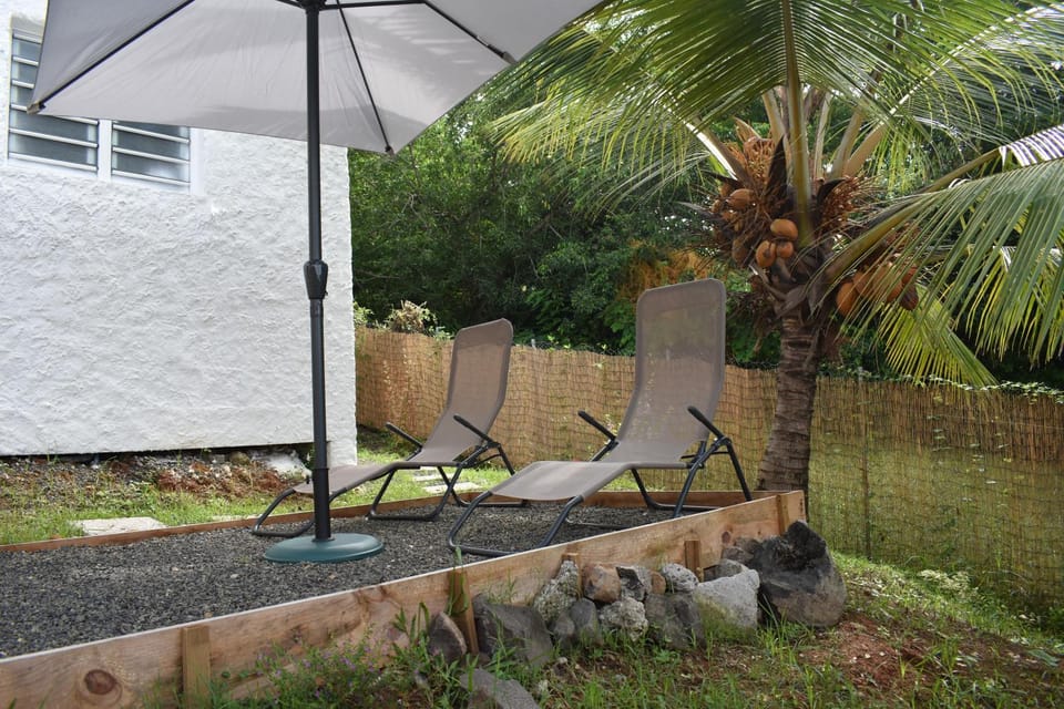 Garden, Sea view