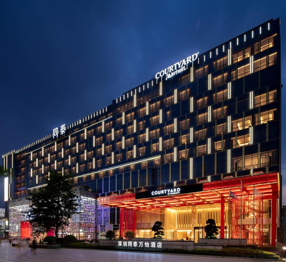 Property building, Night
