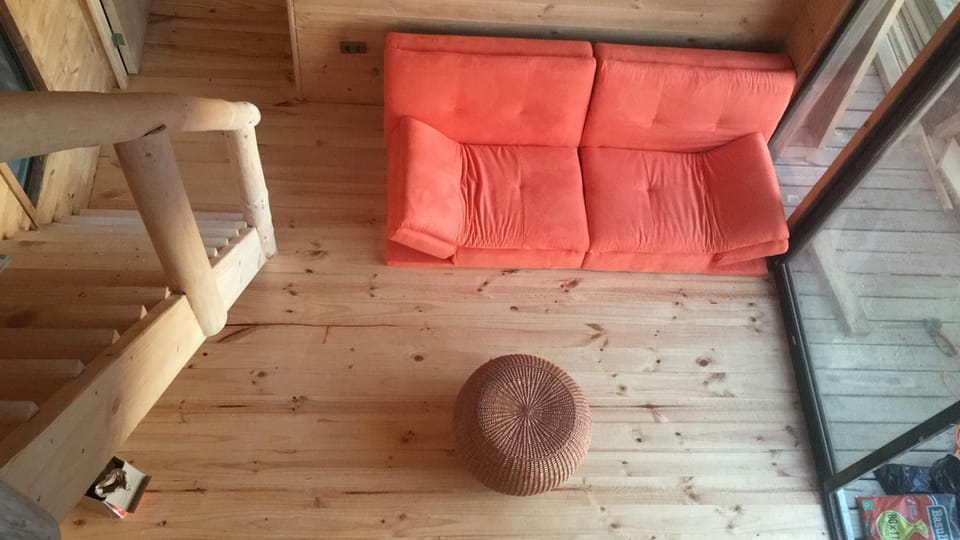Acuarela minicasas con piscina en Lago Vichuquen House in O'Higgins, Chile