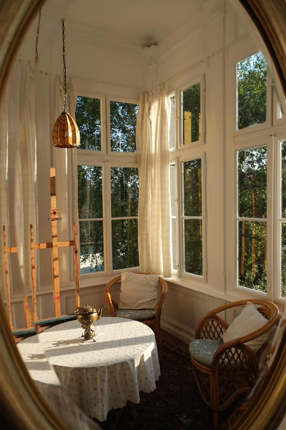 Garden view, River view