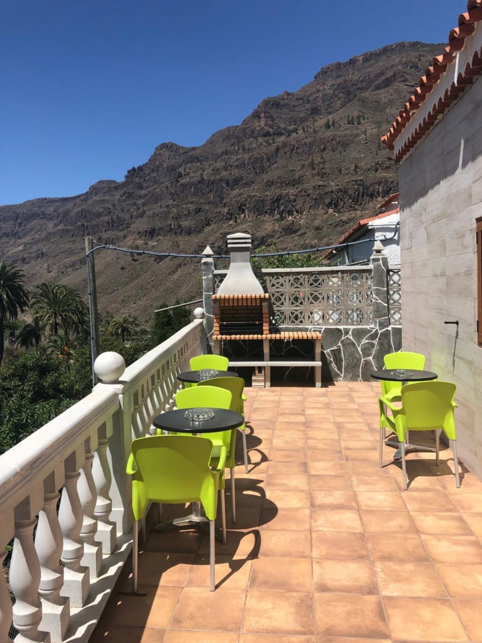 Patio, Balcony/Terrace, Mountain view