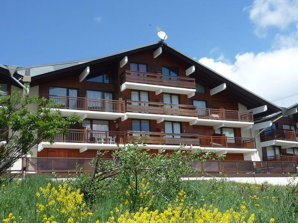 Les Saisies: T2 cabine, 6 pers, terrasse sud, animaux admis - FR-1-293-219 Cabin in Villard-sur-Doron