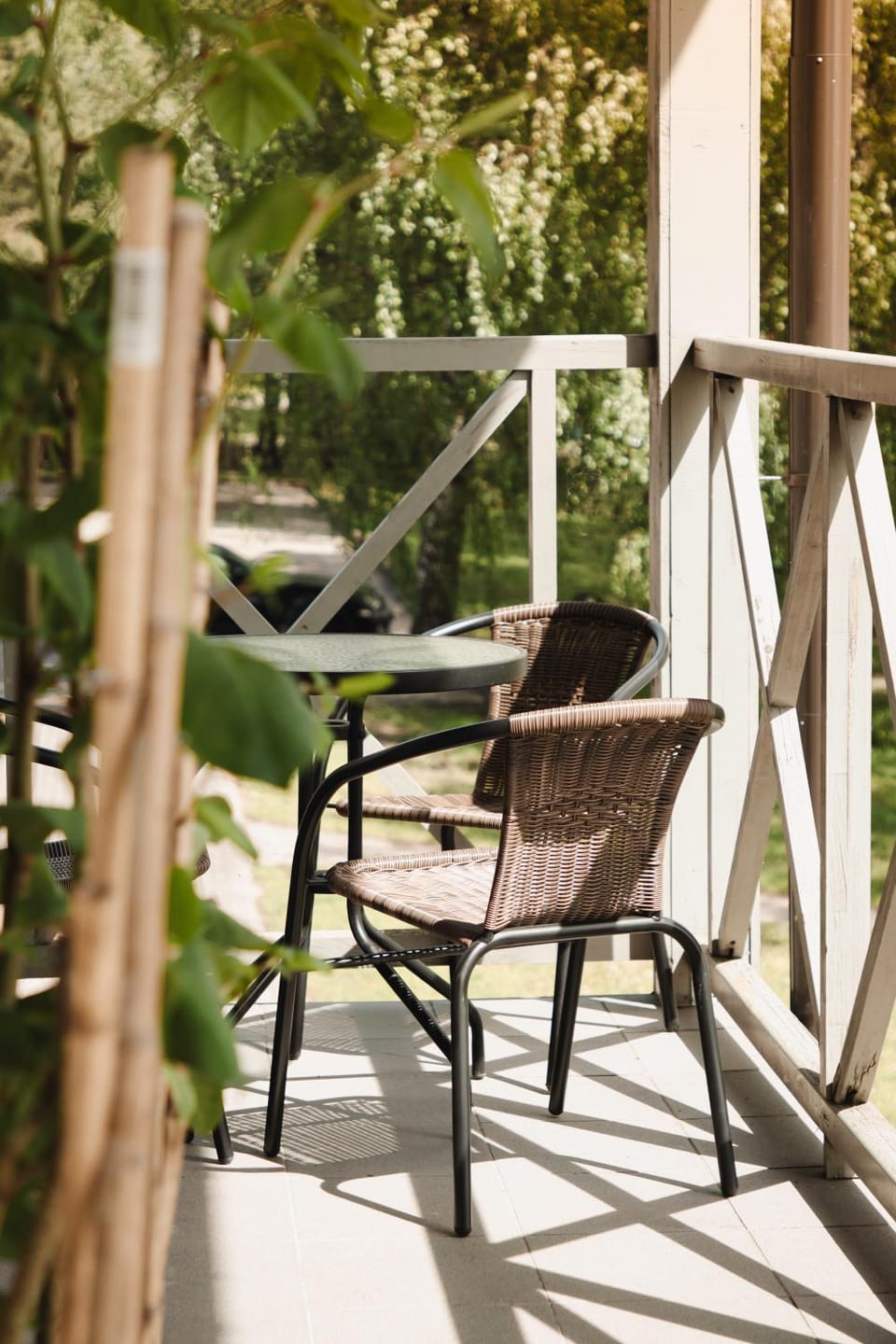 View (from property/room), Balcony/Terrace, Seating area, Garden view