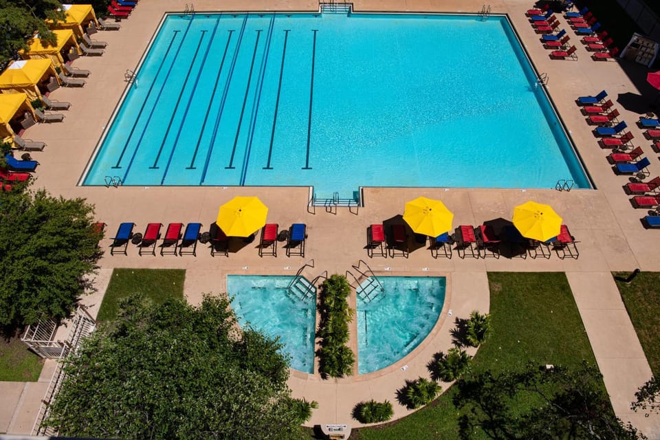 Bird's eye view, Pool view, Swimming pool
