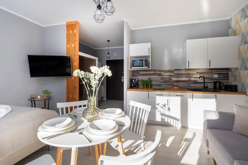 Living room, kitchen