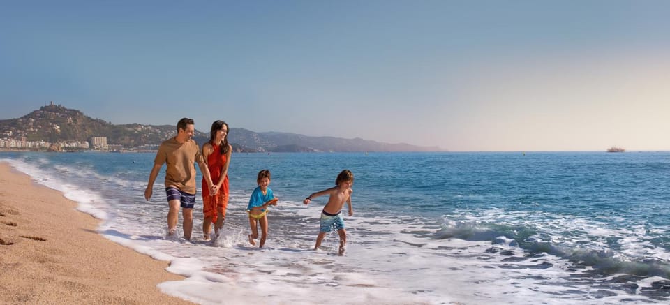 Beach, children, Family