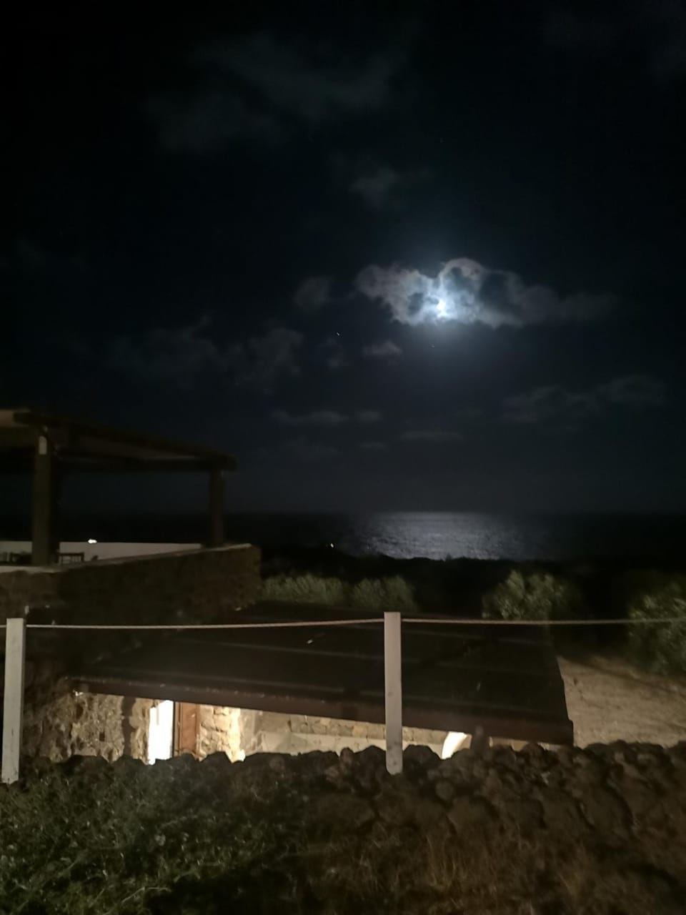 Night, Sea view