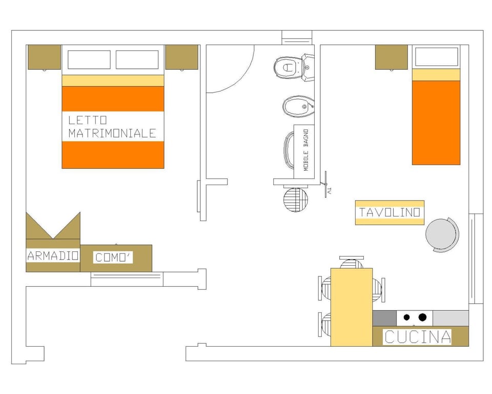 Bedroom, Facility for disabled guests