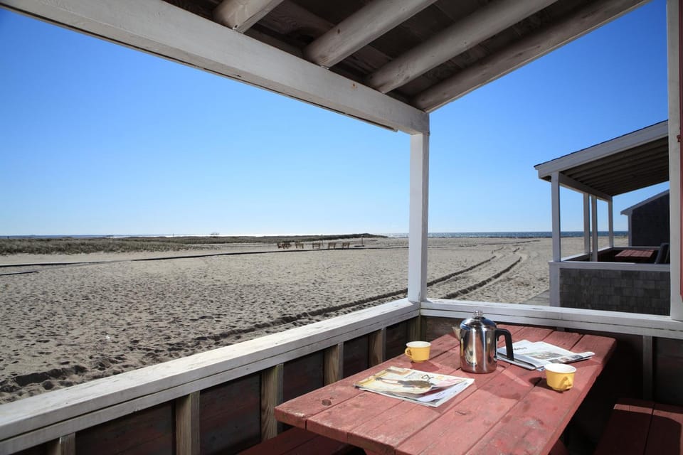 Balcony/Terrace, Dining area, Beach, Sea view