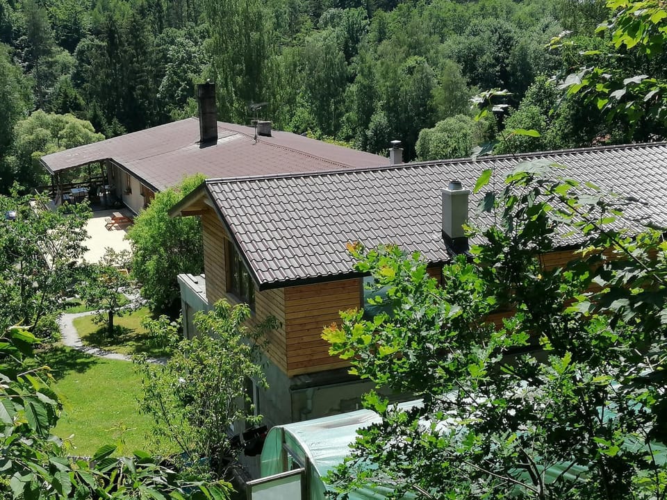 Property building, Natural landscape, Summer