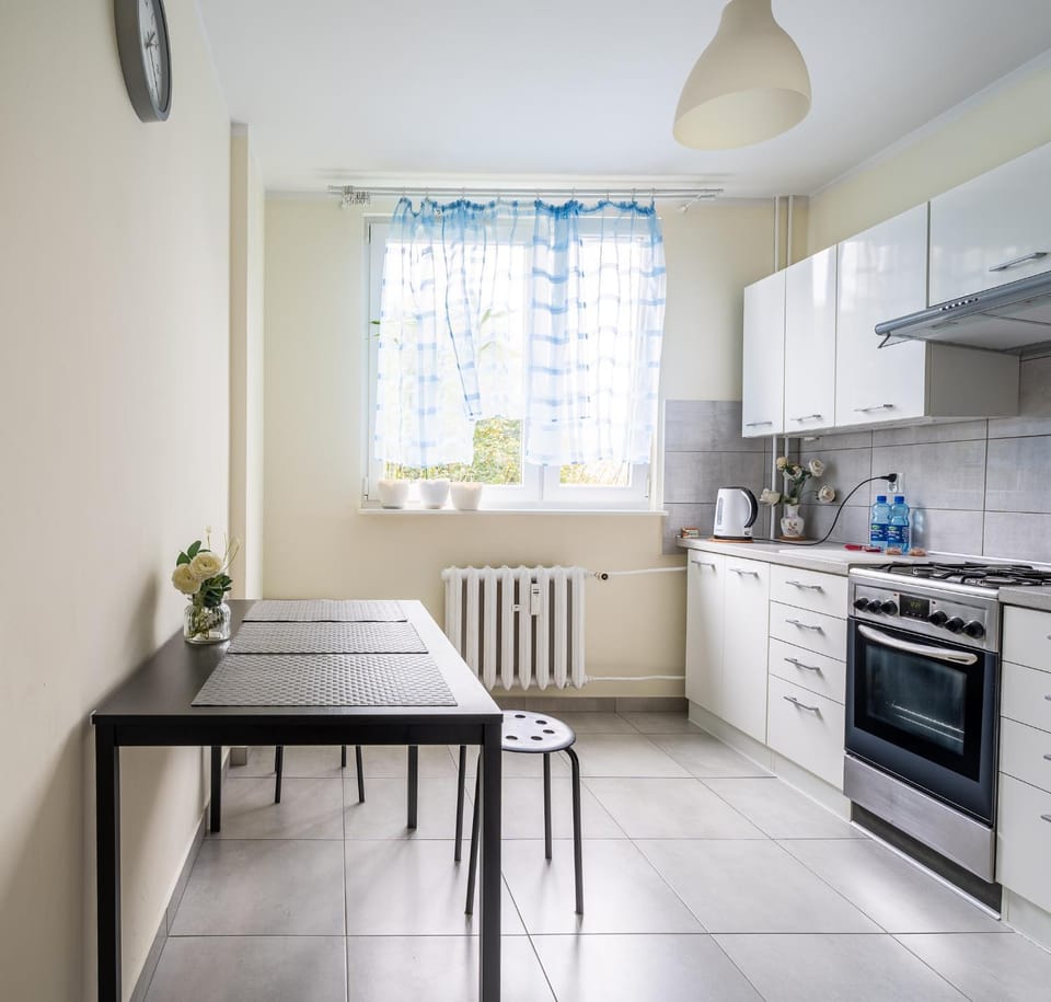 Kitchen or kitchenette, oven, stove, kitchen
