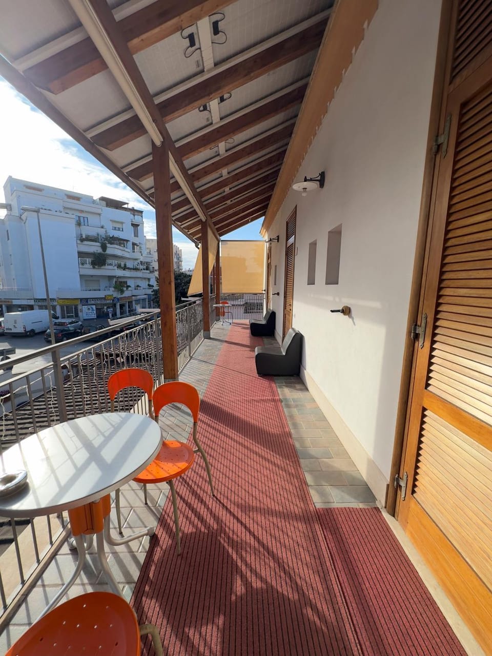 Property building, Patio, Day, View (from property/room), Balcony/Terrace