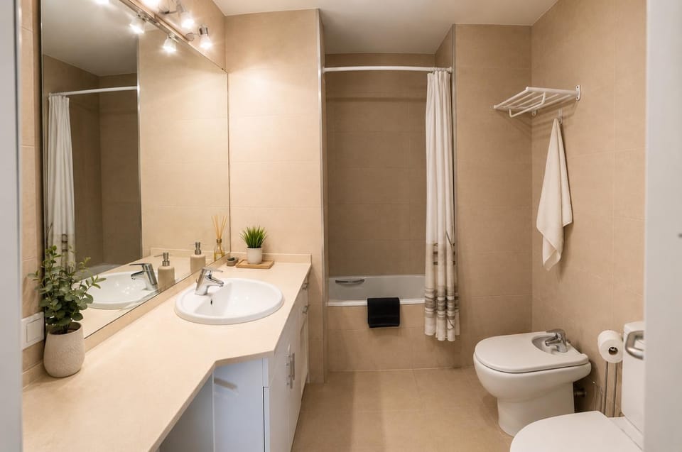 Primera línea, parking, wi fi, apartamento Palm Beach Apartment in Marina Alta