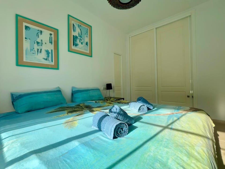 Penthouse Sunrise Blue Ocean View Apartment in Fuerteventura