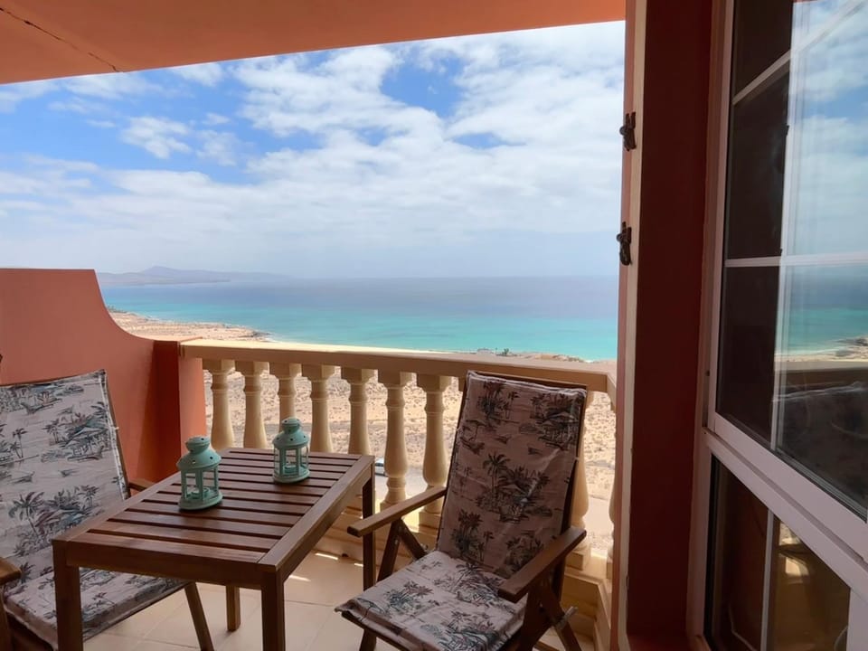 Penthouse Sunrise Blue Ocean View Apartment in Fuerteventura