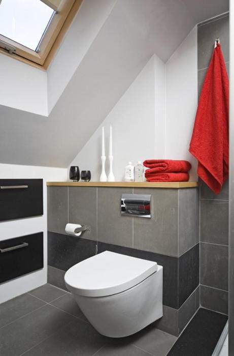 Toilet, Bathroom, towels