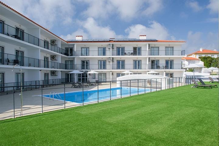 Property building, Decorative detail, Beach, Pool view, Swimming pool