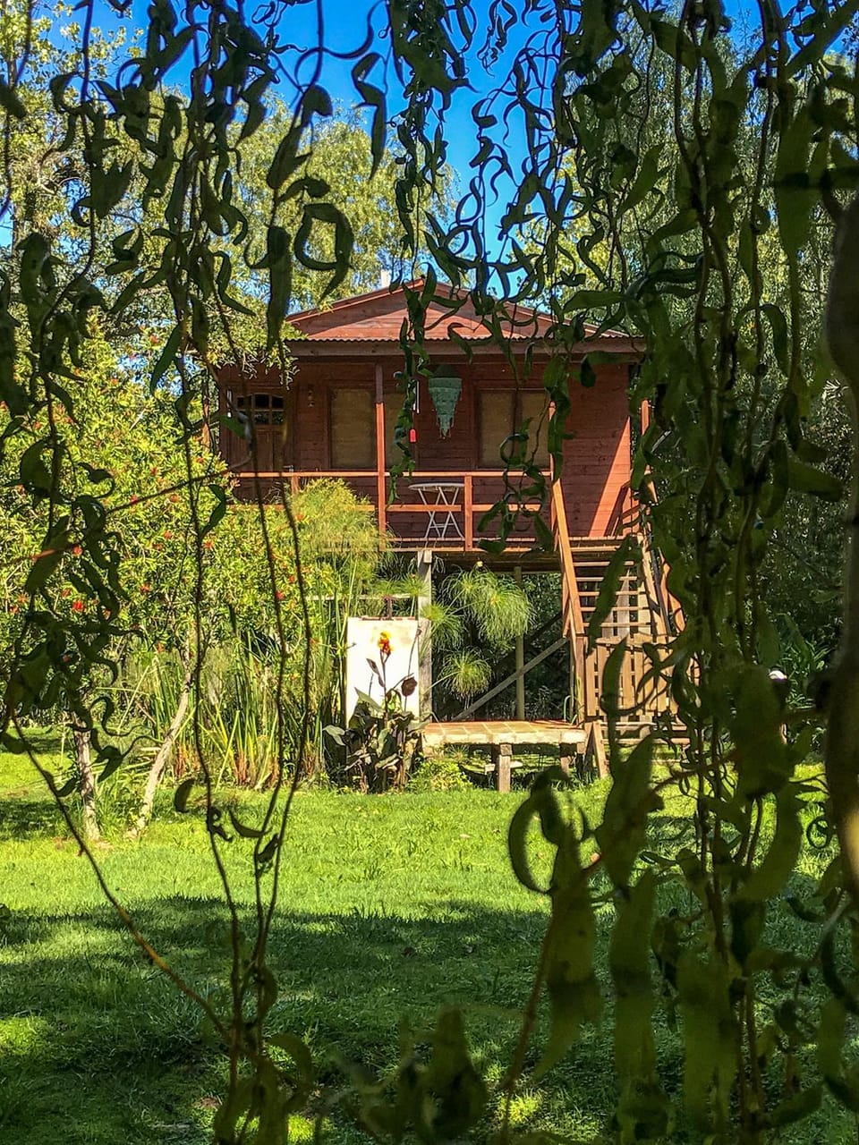 Property building, Natural landscape, Garden view