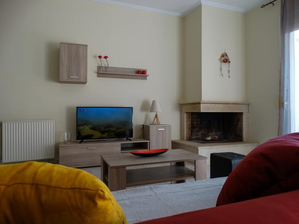 Property building, Living room, Seating area, flat iron