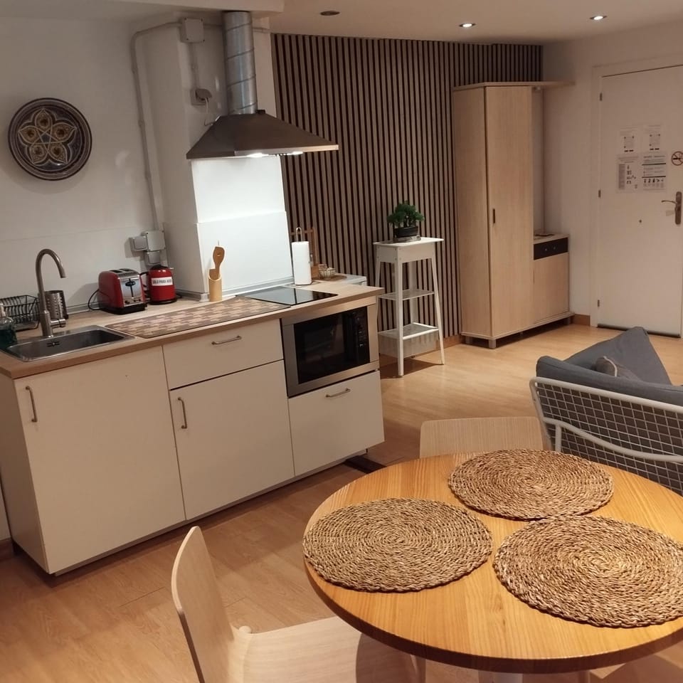 Coffee/tea facilities, Kitchen or kitchenette, minibar, stove, toaster