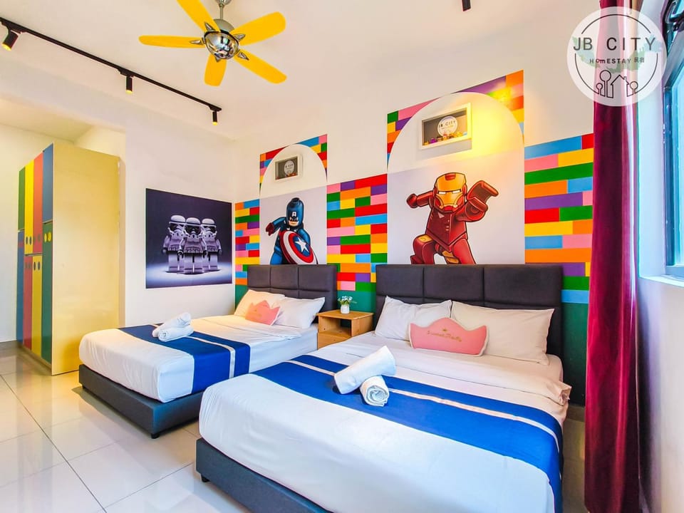 Bed, Bedroom, air conditioner
