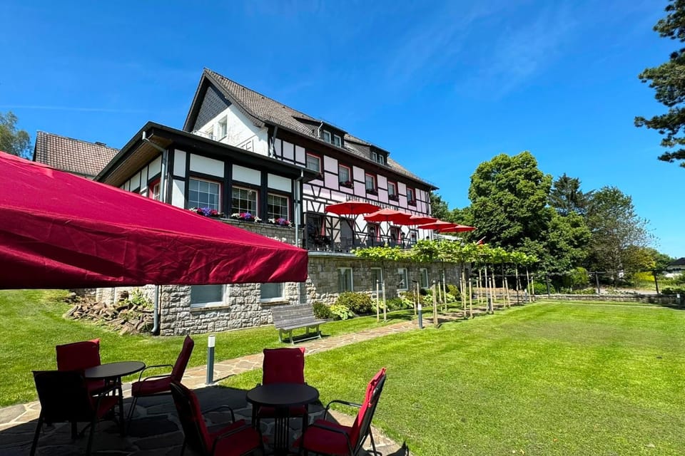 Property building, Garden view