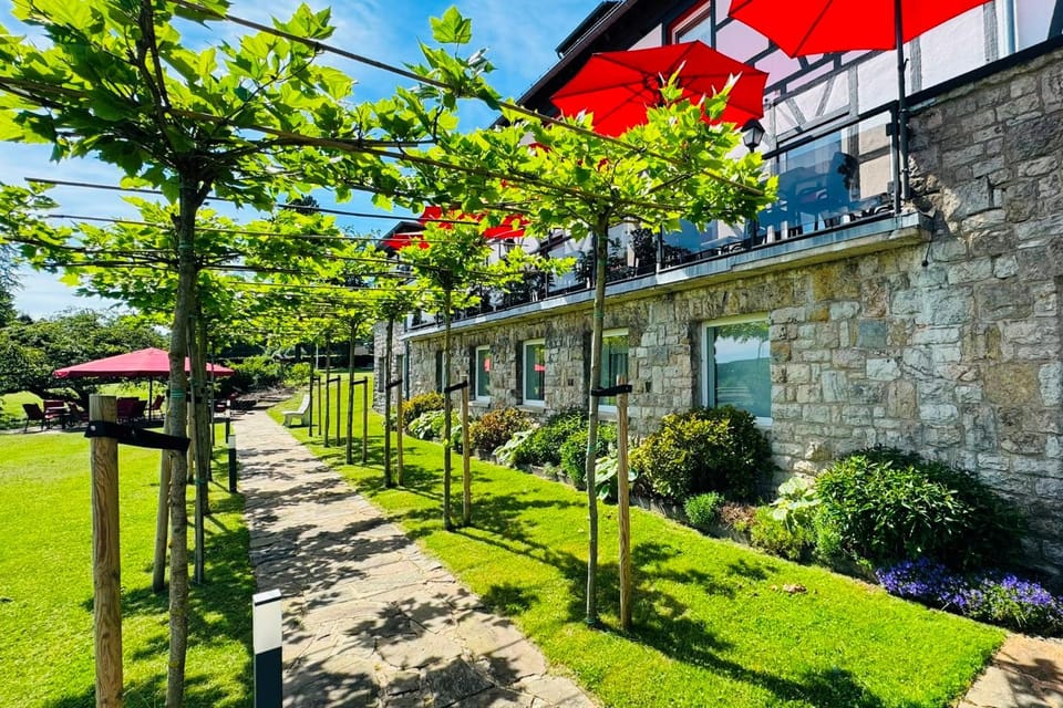 Property building, Garden view