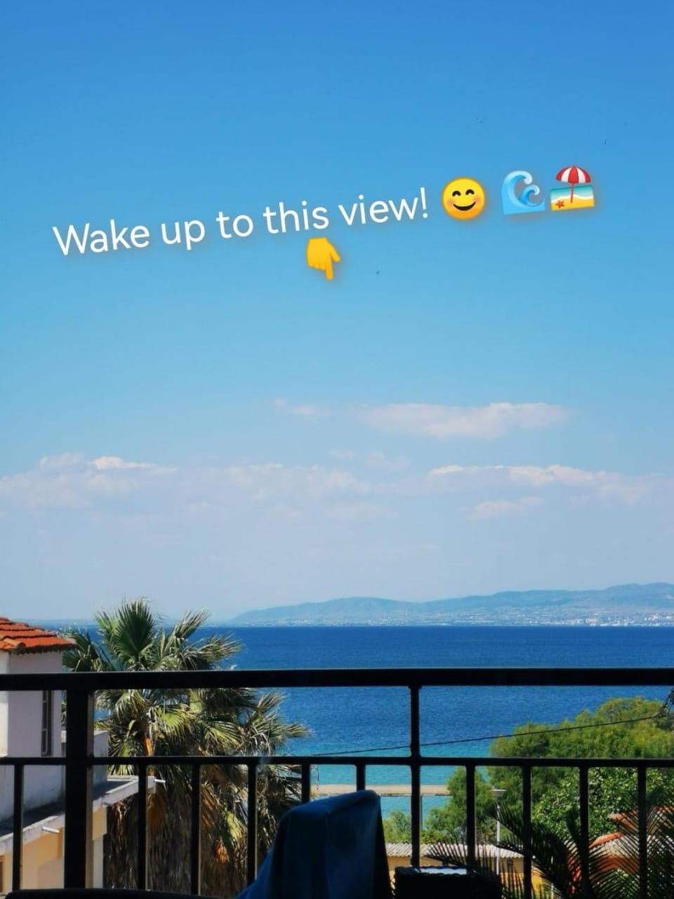 Day, Natural landscape, View (from property/room), Balcony/Terrace, Sea view