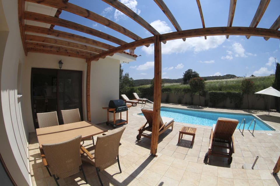Patio, BBQ facilities, Swimming pool