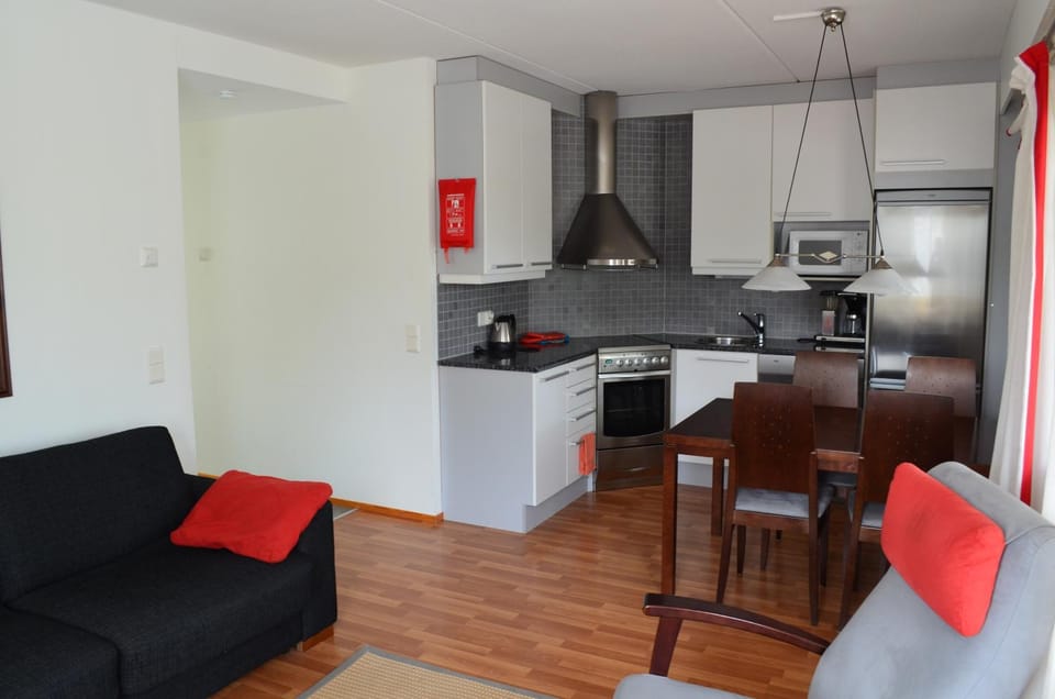 Kitchen or kitchenette, Living room
