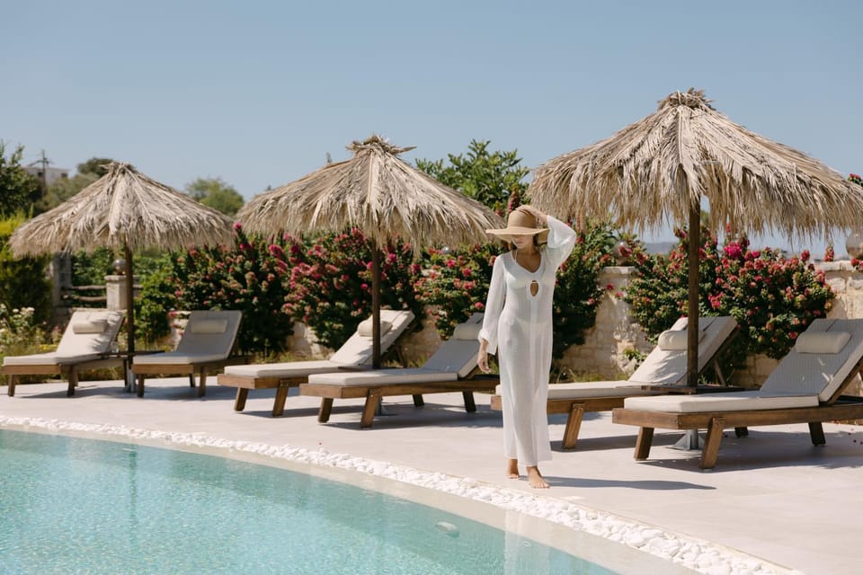 Pool view, sunbed