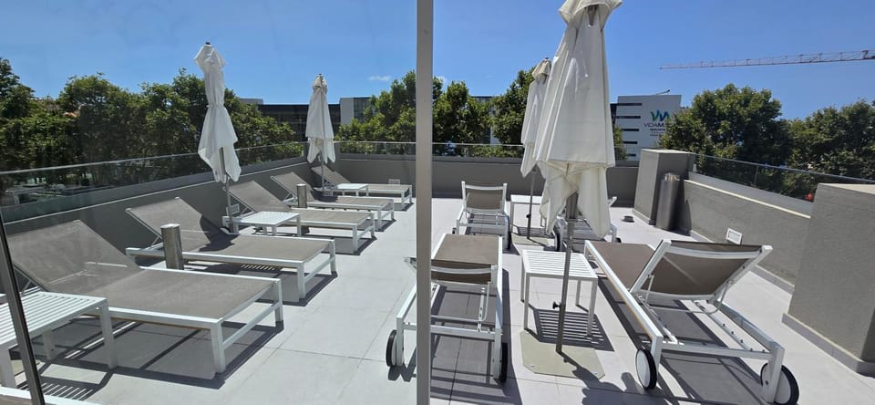 Day, Solarium, Balcony/Terrace, sunbed