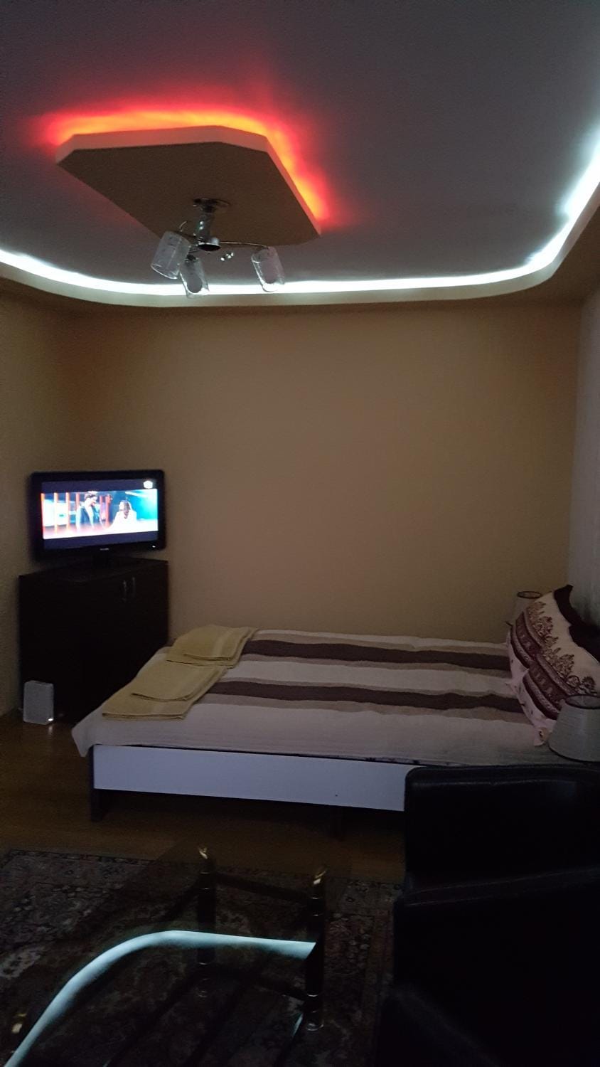 Communal lounge/ TV room, Bed, TV and multimedia, Bedroom